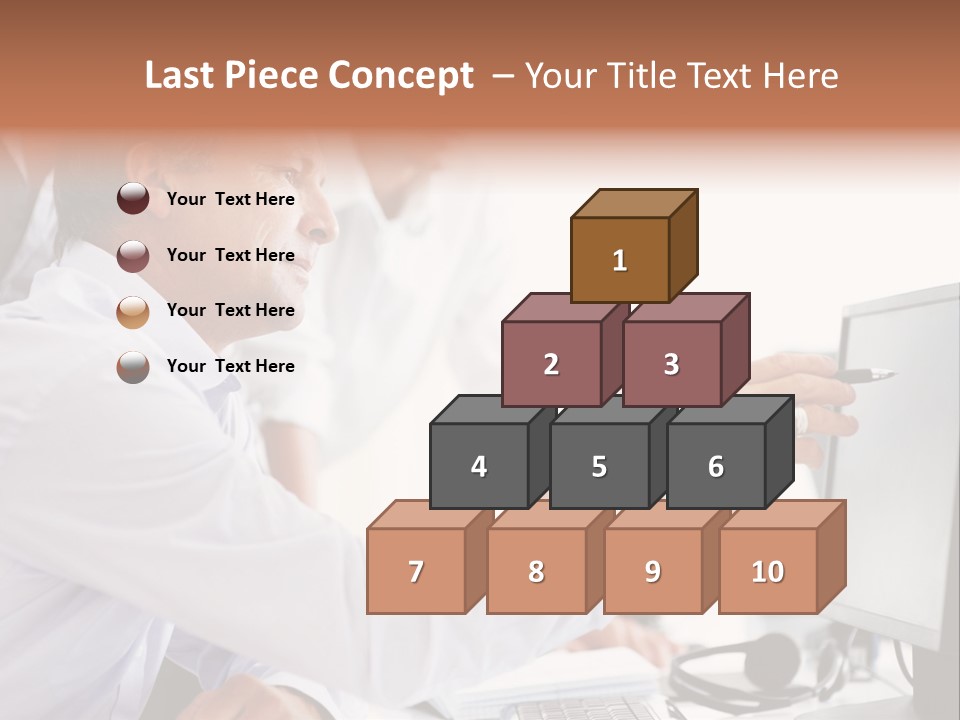 Think Isolated Power PowerPoint Template