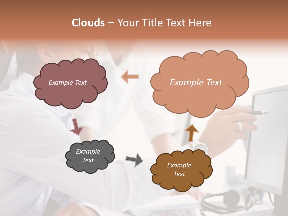 Think Isolated Power PowerPoint Template