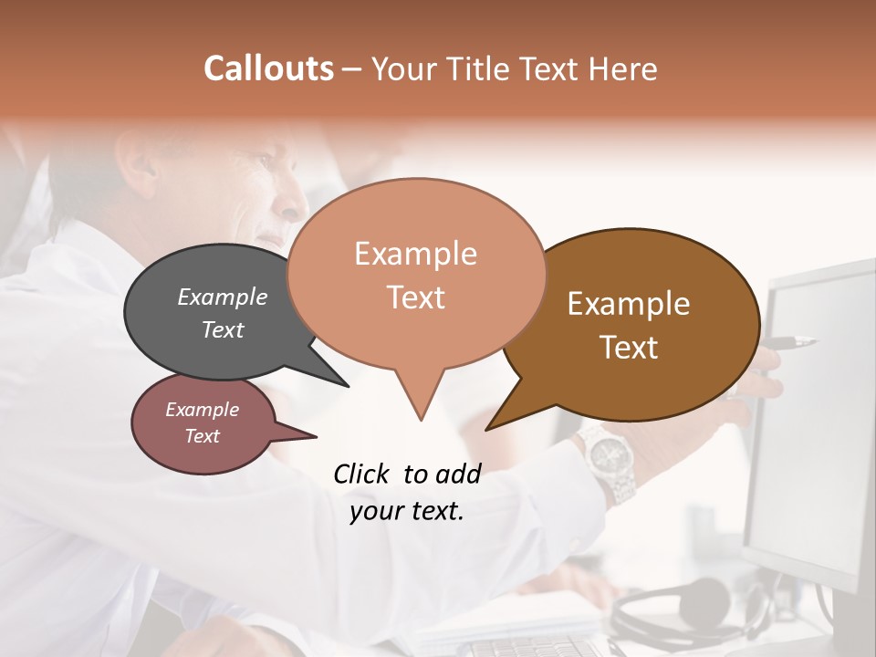 Think Isolated Power PowerPoint Template