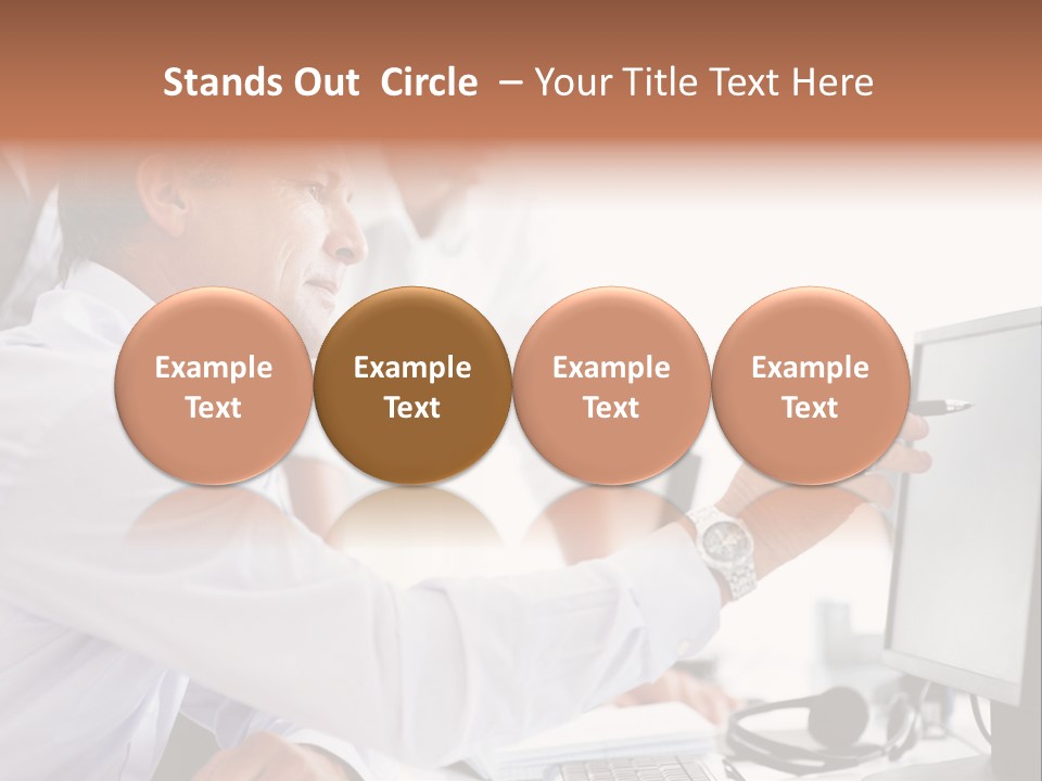 Think Isolated Power PowerPoint Template