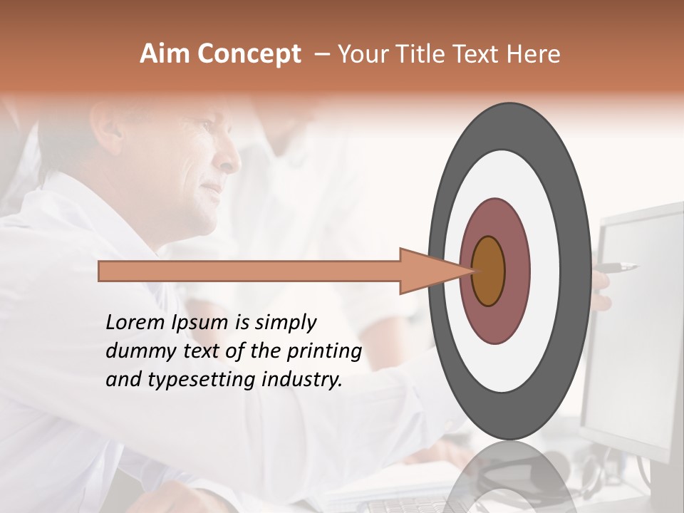 Think Isolated Power PowerPoint Template