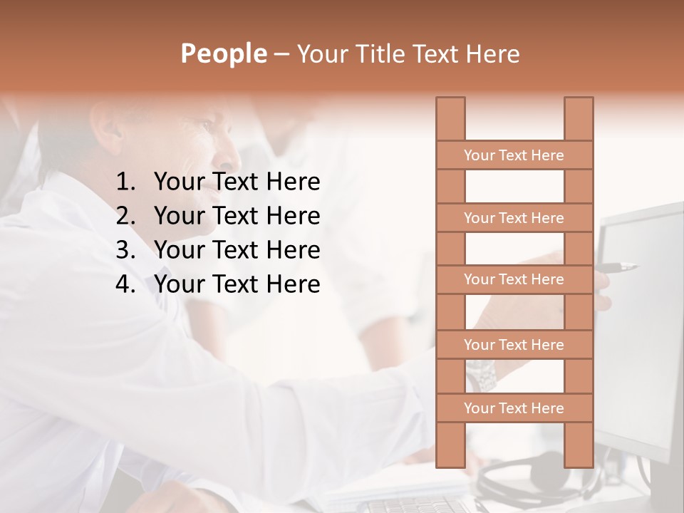 Think Isolated Power PowerPoint Template