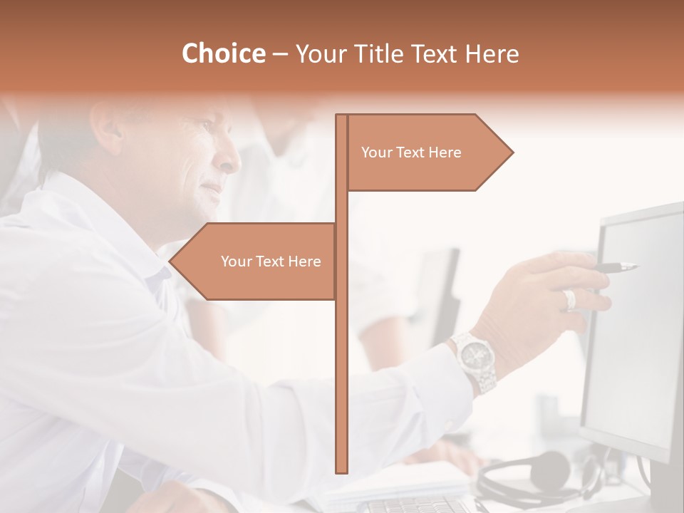 Think Isolated Power PowerPoint Template