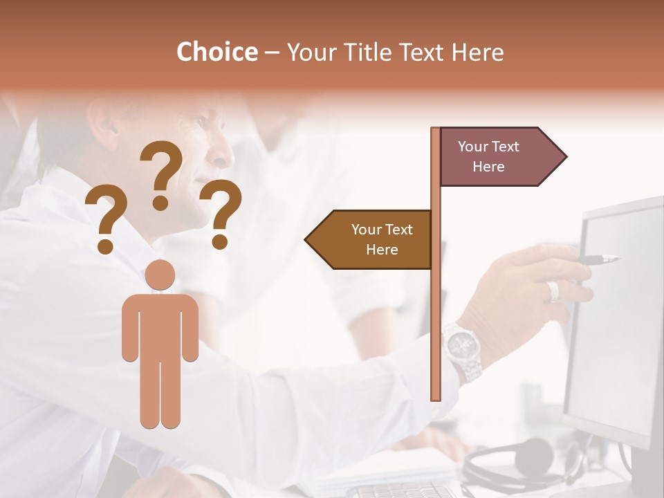 Think Isolated Power PowerPoint Template