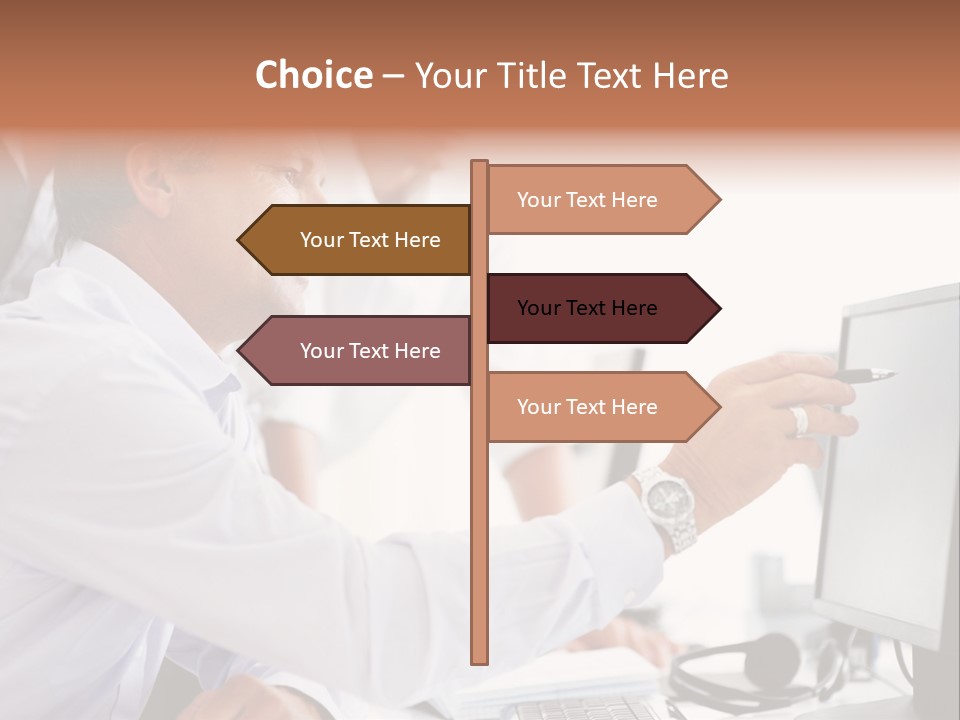 Think Isolated Power PowerPoint Template