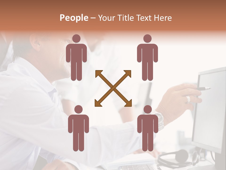 Think Isolated Power PowerPoint Template