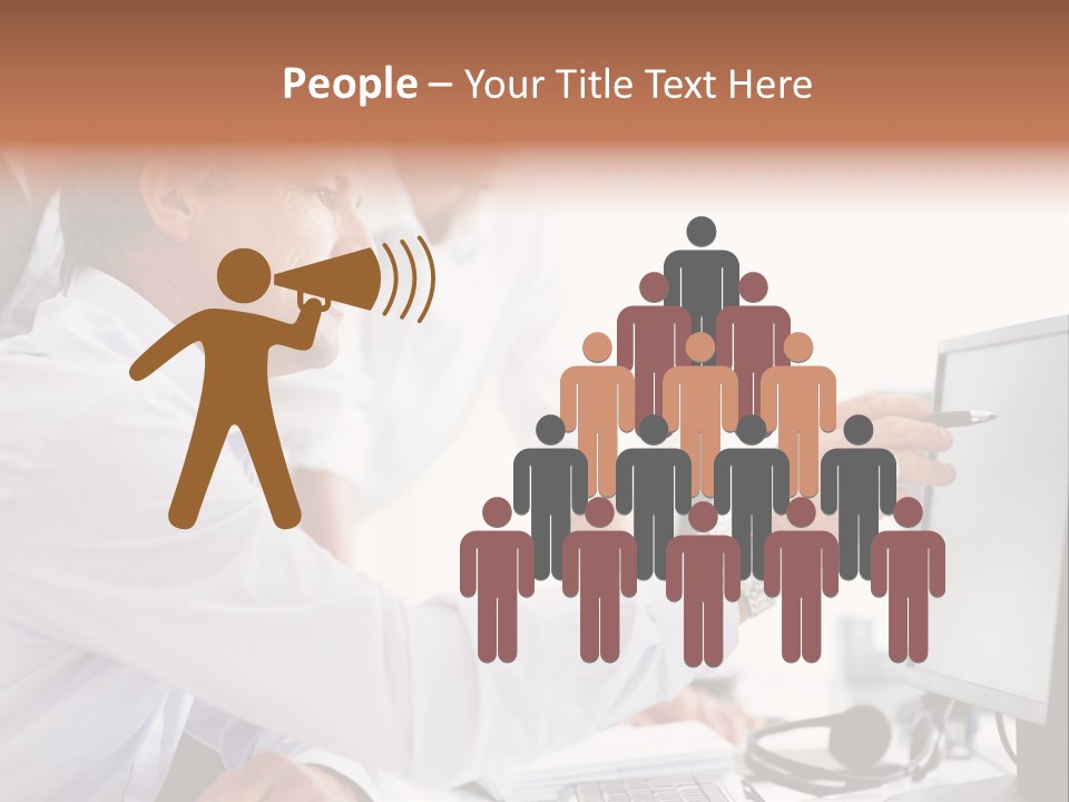 Think Isolated Power PowerPoint Template