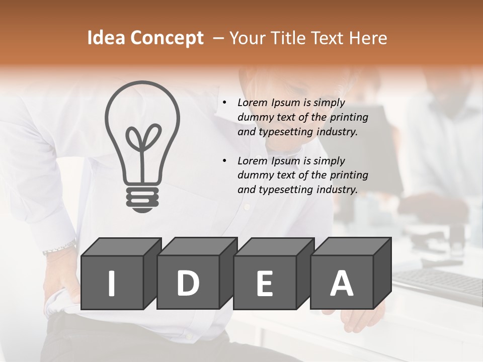 Accident Cautious Goggles PowerPoint Template