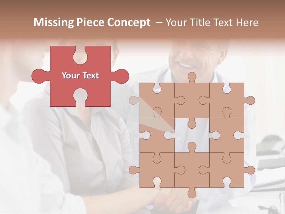 Mannequin Retail Couple PowerPoint Template