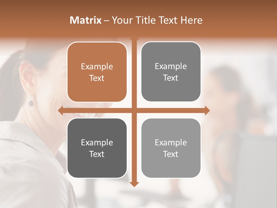 Cute Female Beauty PowerPoint Template