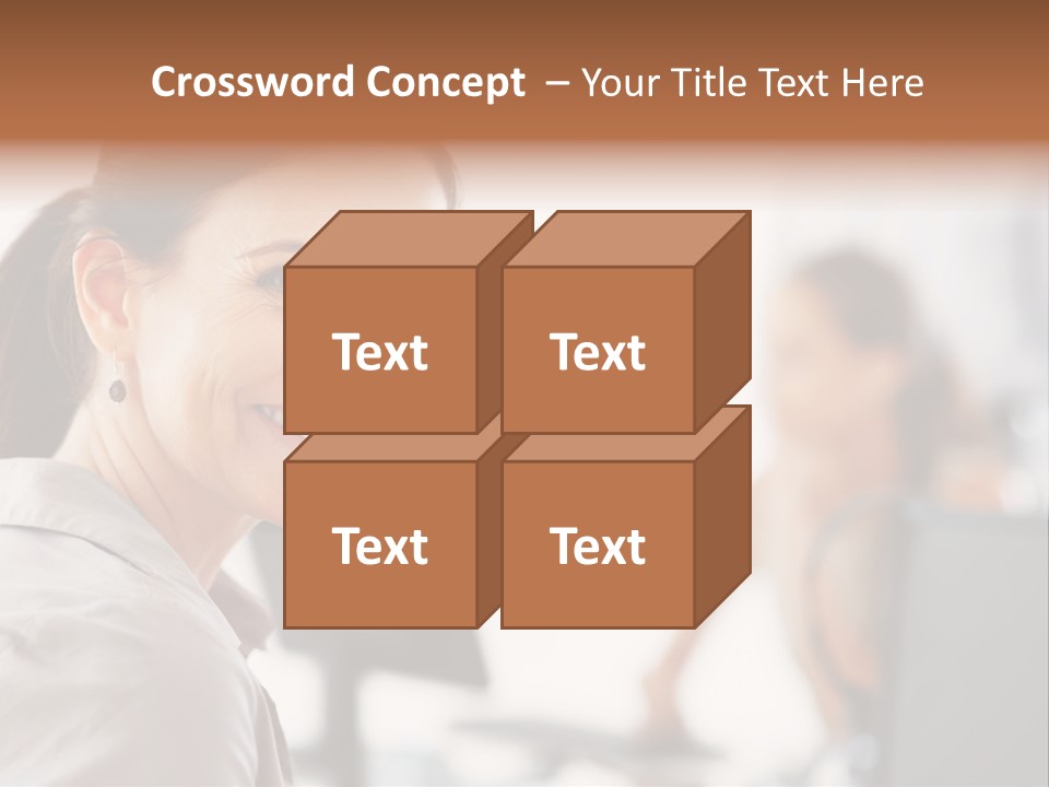 Cute Female Beauty PowerPoint Template