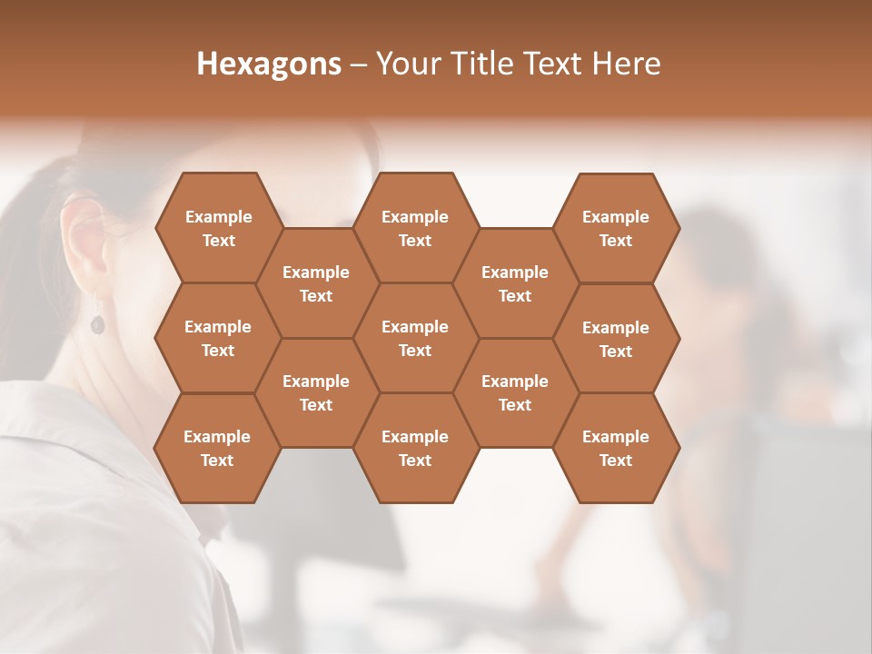 Cute Female Beauty PowerPoint Template