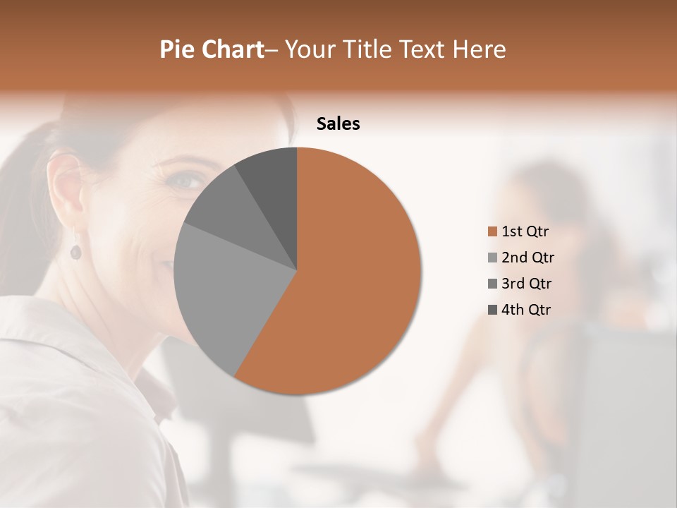 Cute Female Beauty PowerPoint Template