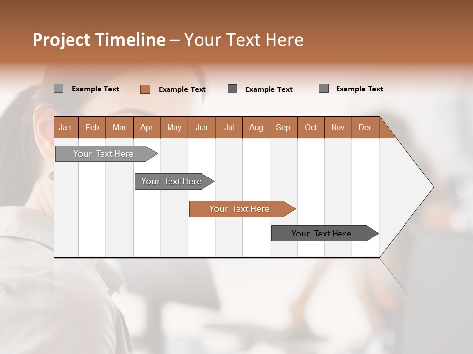 Cute Female Beauty PowerPoint Template