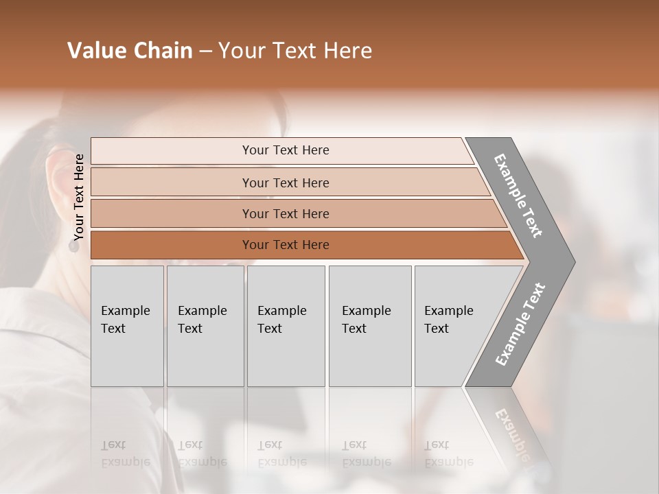 Cute Female Beauty PowerPoint Template