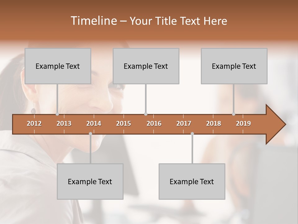 Cute Female Beauty PowerPoint Template