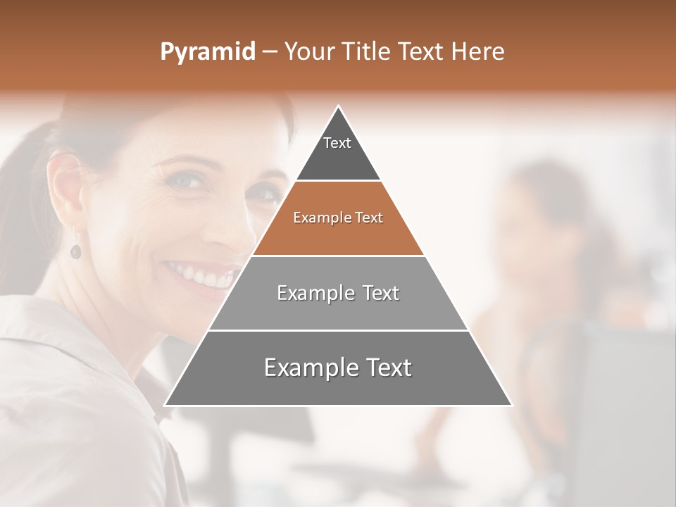 Cute Female Beauty PowerPoint Template