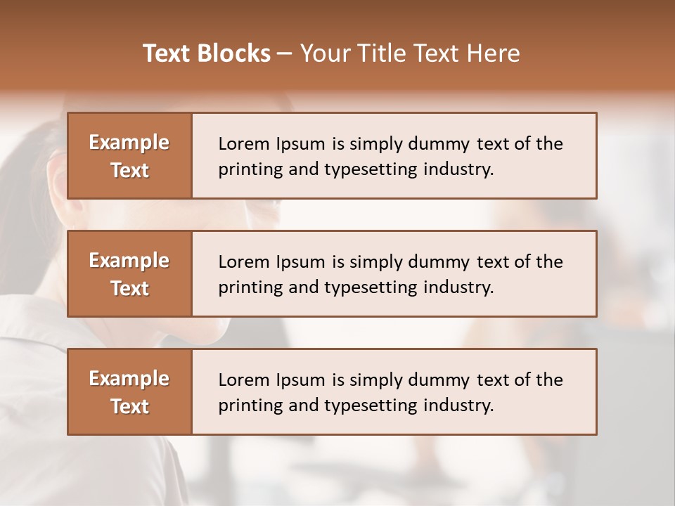 Cute Female Beauty PowerPoint Template