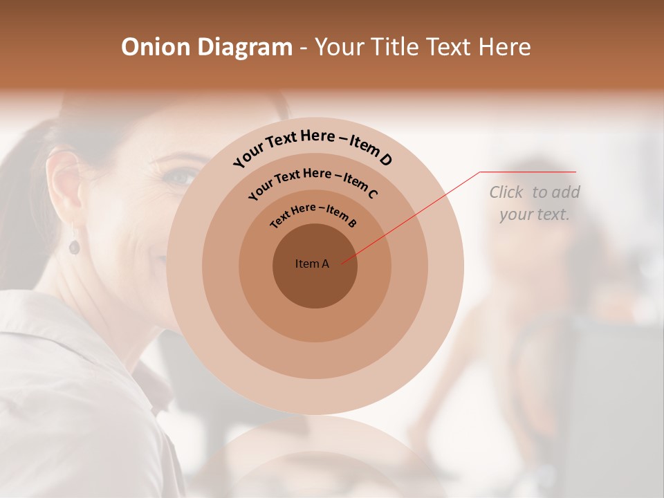 Cute Female Beauty PowerPoint Template