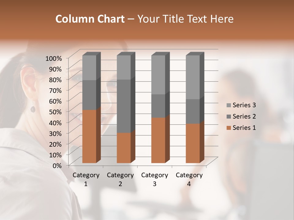 Cute Female Beauty PowerPoint Template