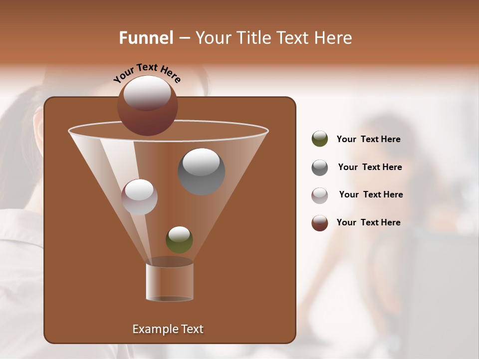 Cute Female Beauty PowerPoint Template