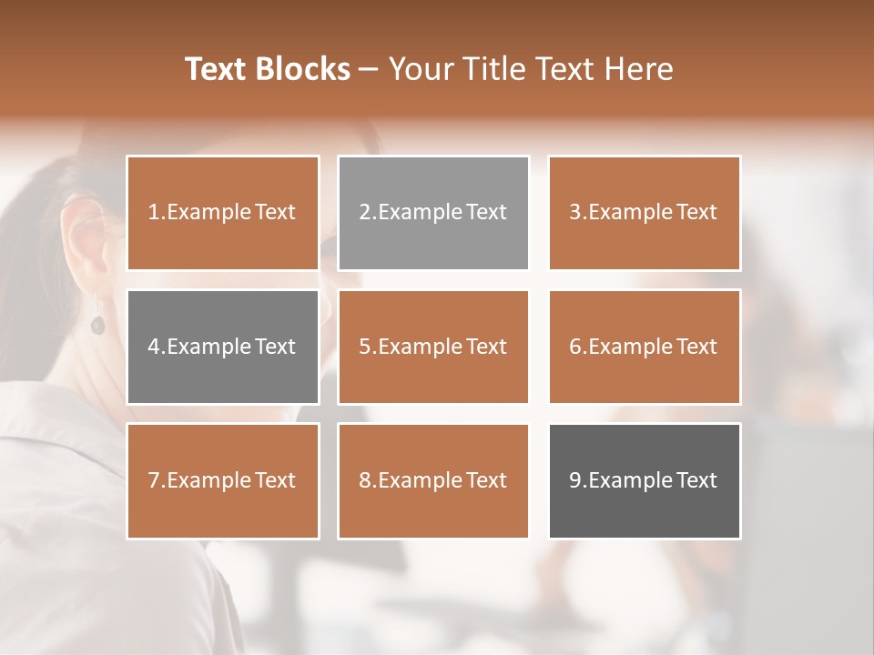 Cute Female Beauty PowerPoint Template