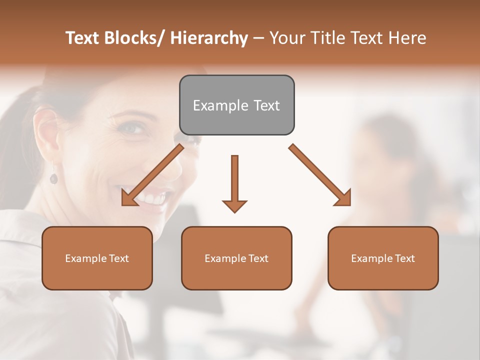 Cute Female Beauty PowerPoint Template