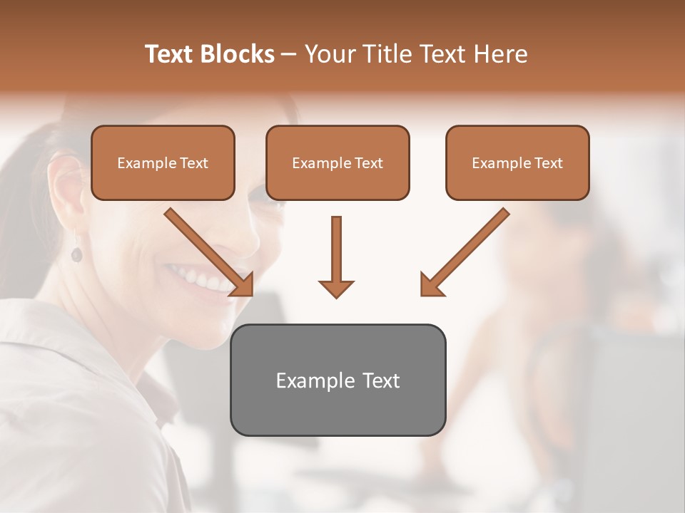 Cute Female Beauty PowerPoint Template