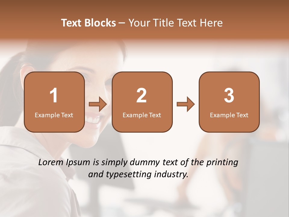 Cute Female Beauty PowerPoint Template