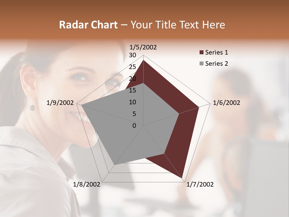 Cute Female Beauty PowerPoint Template