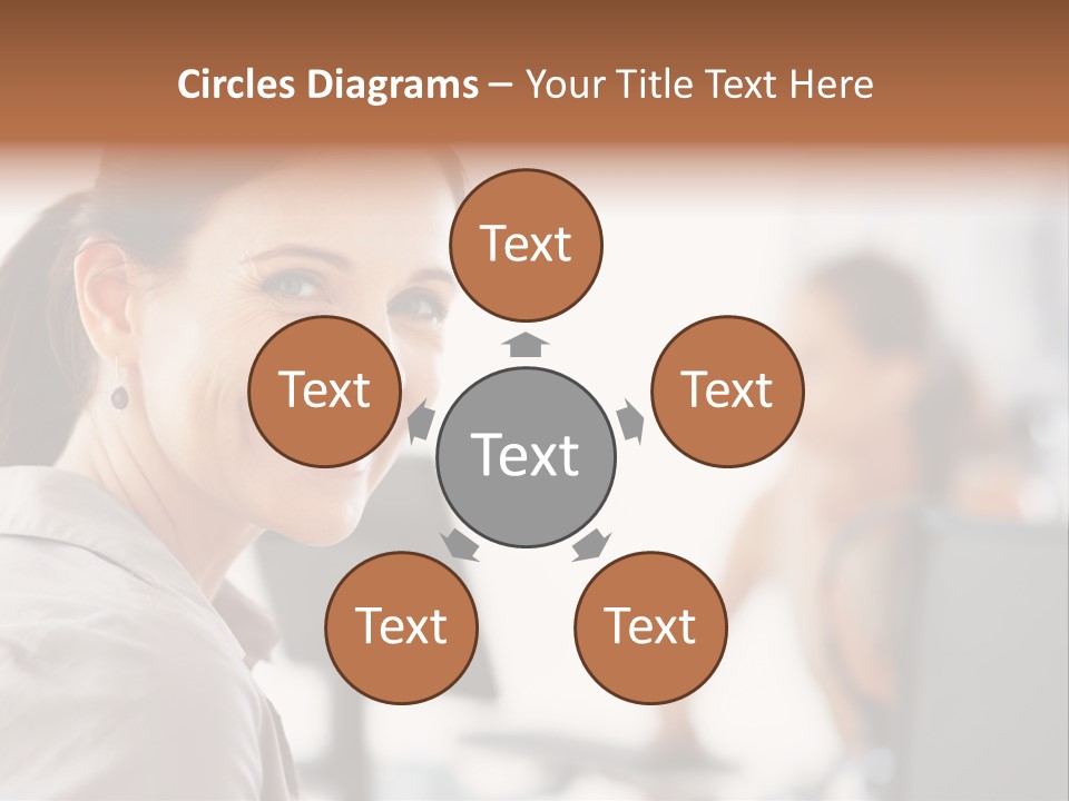 Cute Female Beauty PowerPoint Template