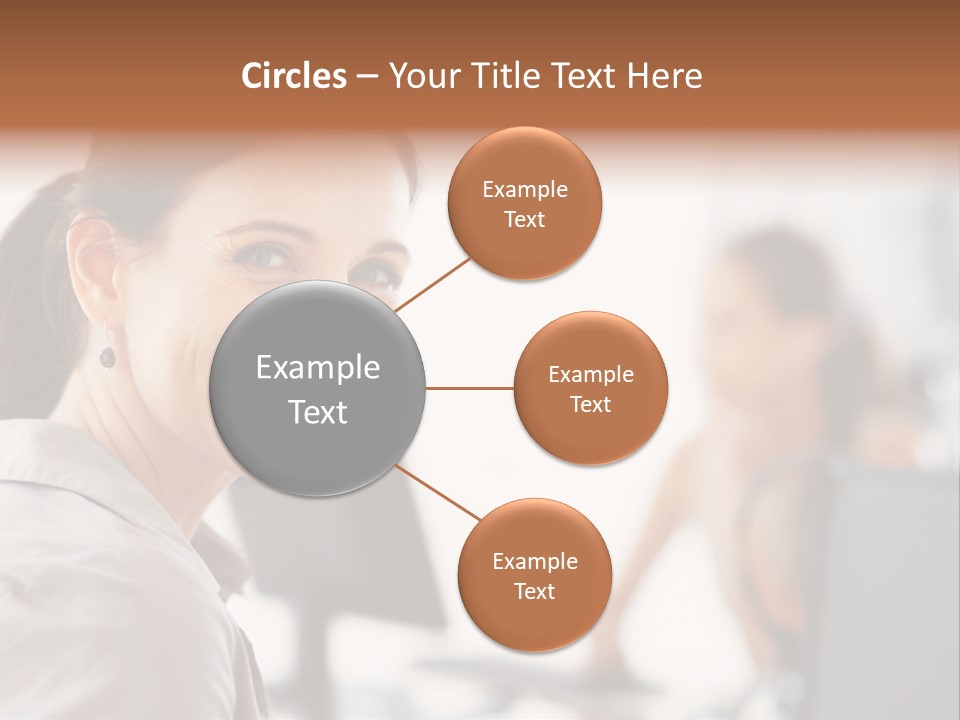 Cute Female Beauty PowerPoint Template