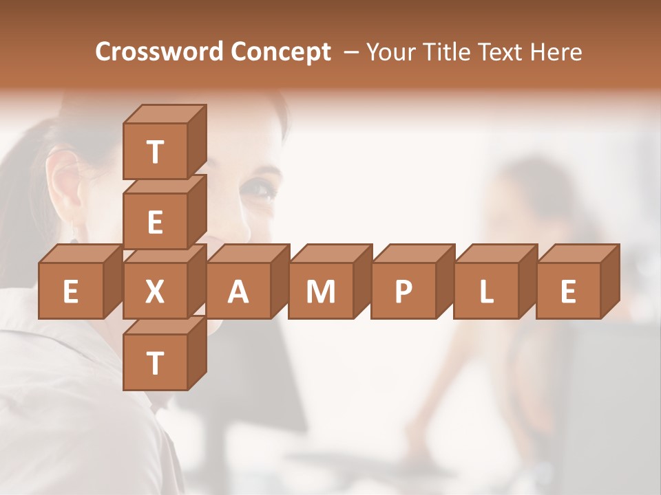 Cute Female Beauty PowerPoint Template