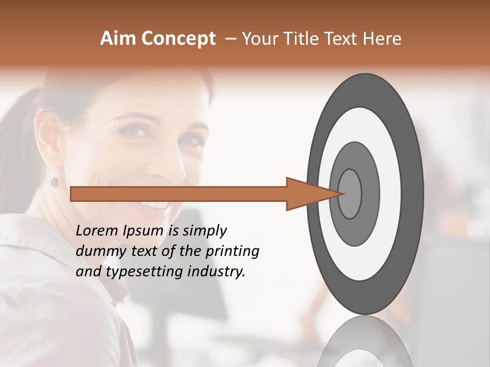 Cute Female Beauty PowerPoint Template