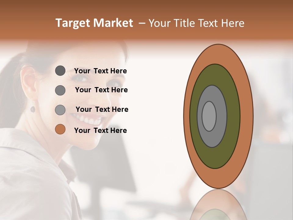 Cute Female Beauty PowerPoint Template