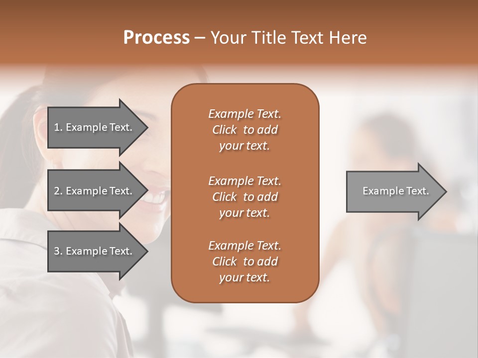 Cute Female Beauty PowerPoint Template