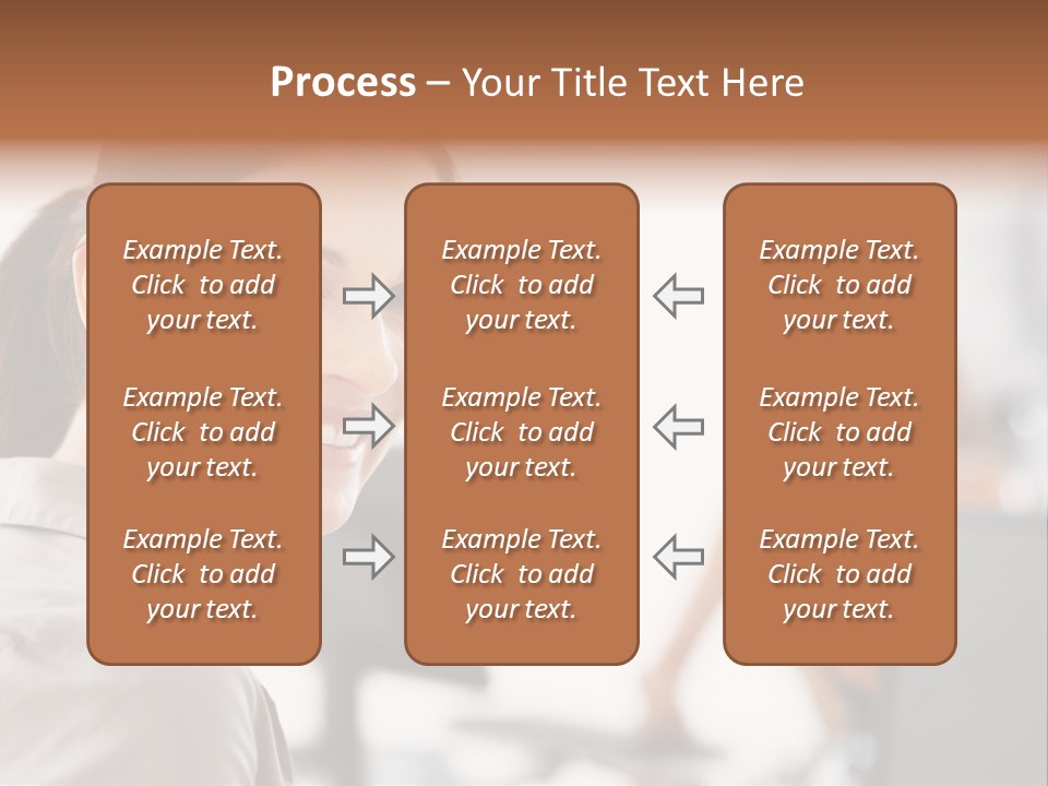 Cute Female Beauty PowerPoint Template