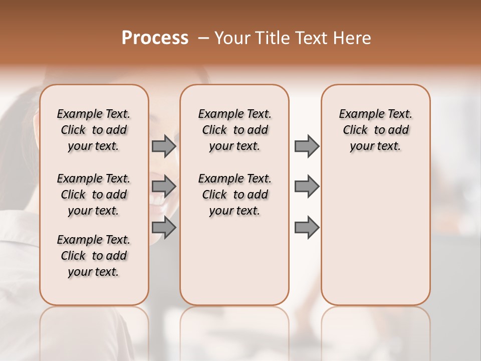 Cute Female Beauty PowerPoint Template