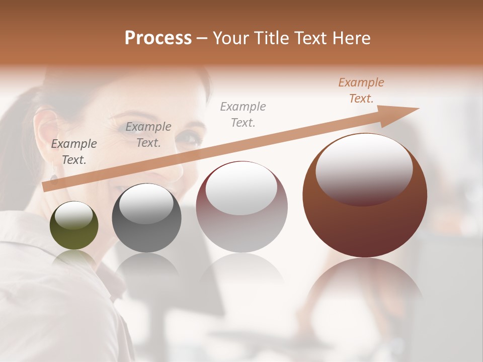 Cute Female Beauty PowerPoint Template