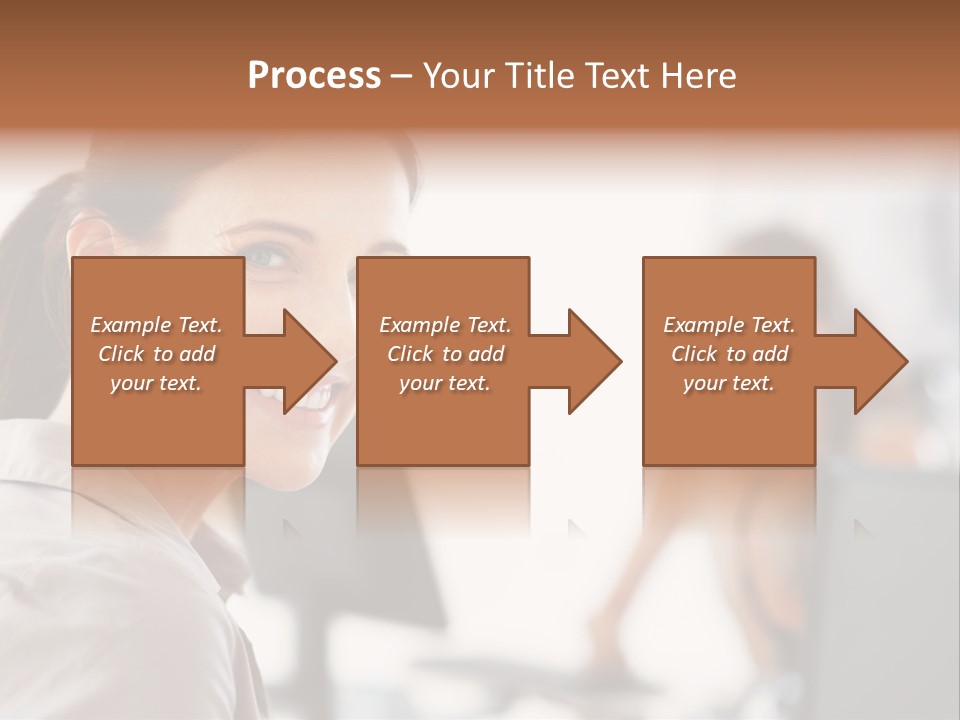 Cute Female Beauty PowerPoint Template