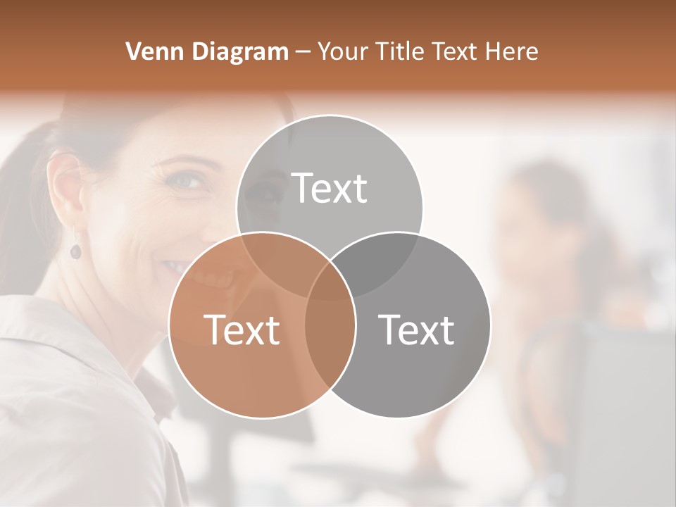 Cute Female Beauty PowerPoint Template