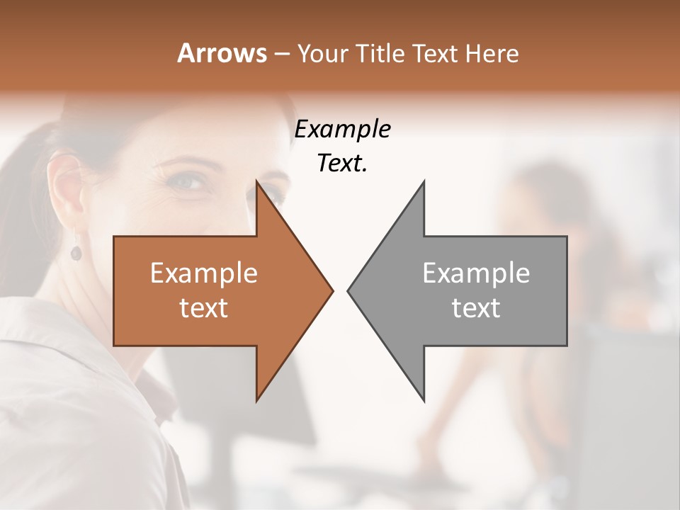 Cute Female Beauty PowerPoint Template