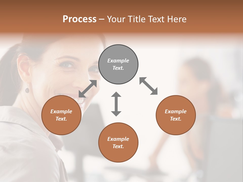 Cute Female Beauty PowerPoint Template