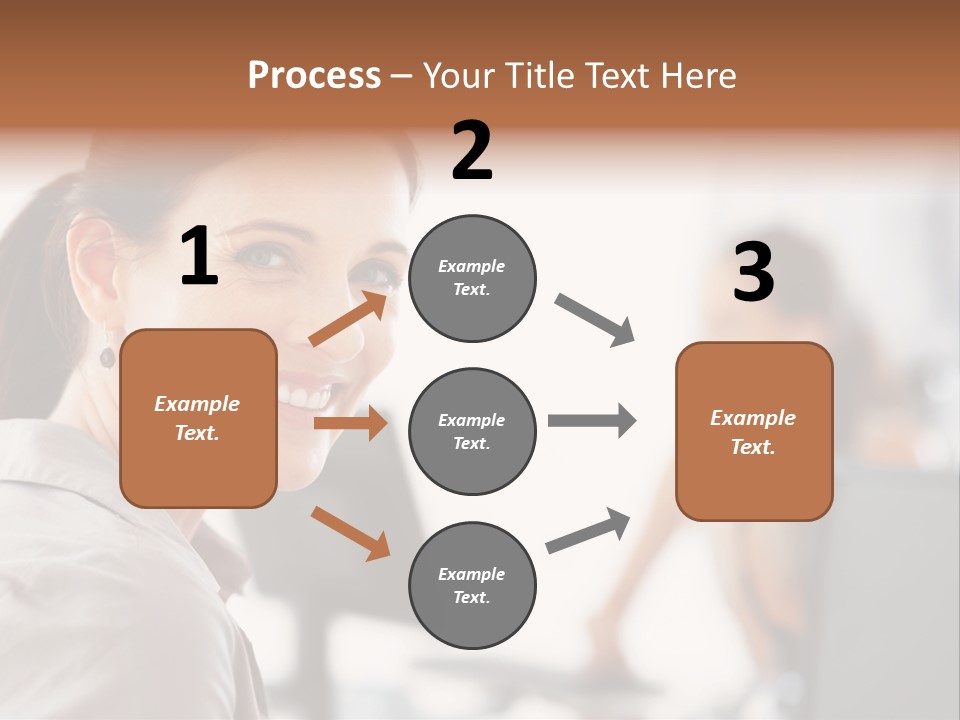 Cute Female Beauty PowerPoint Template