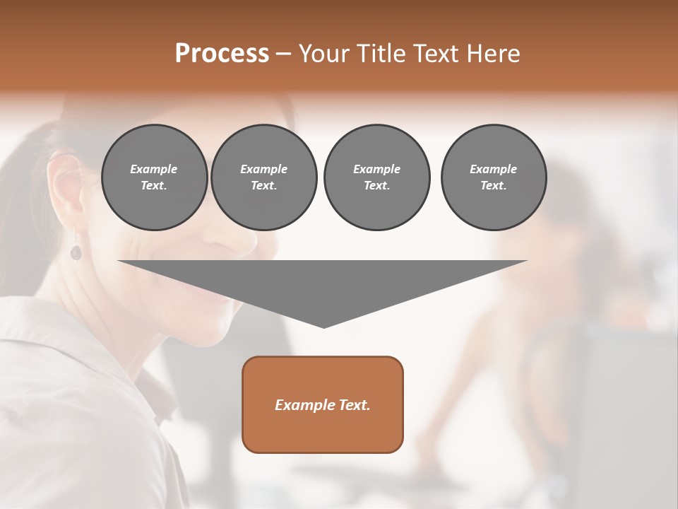 Cute Female Beauty PowerPoint Template