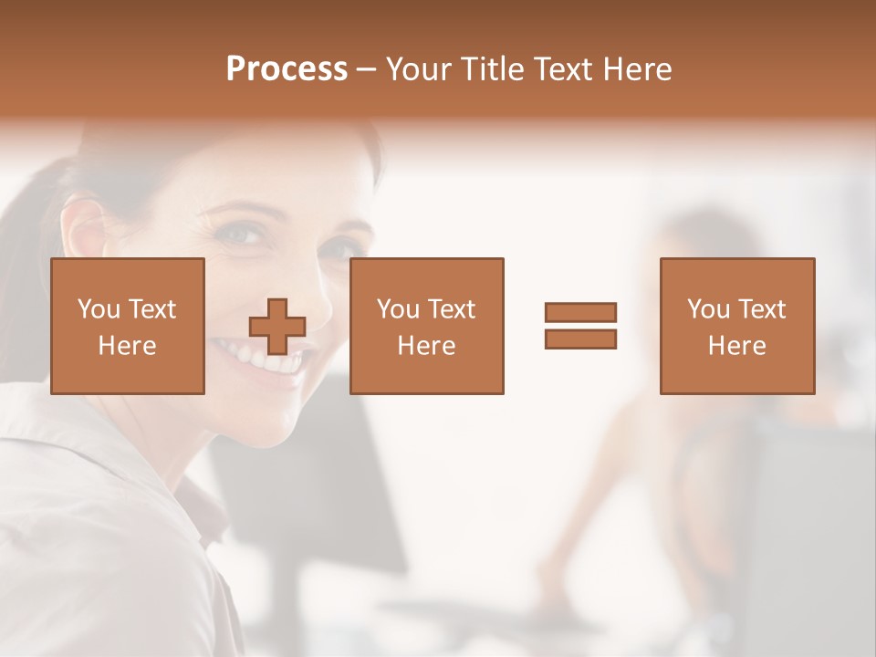 Cute Female Beauty PowerPoint Template
