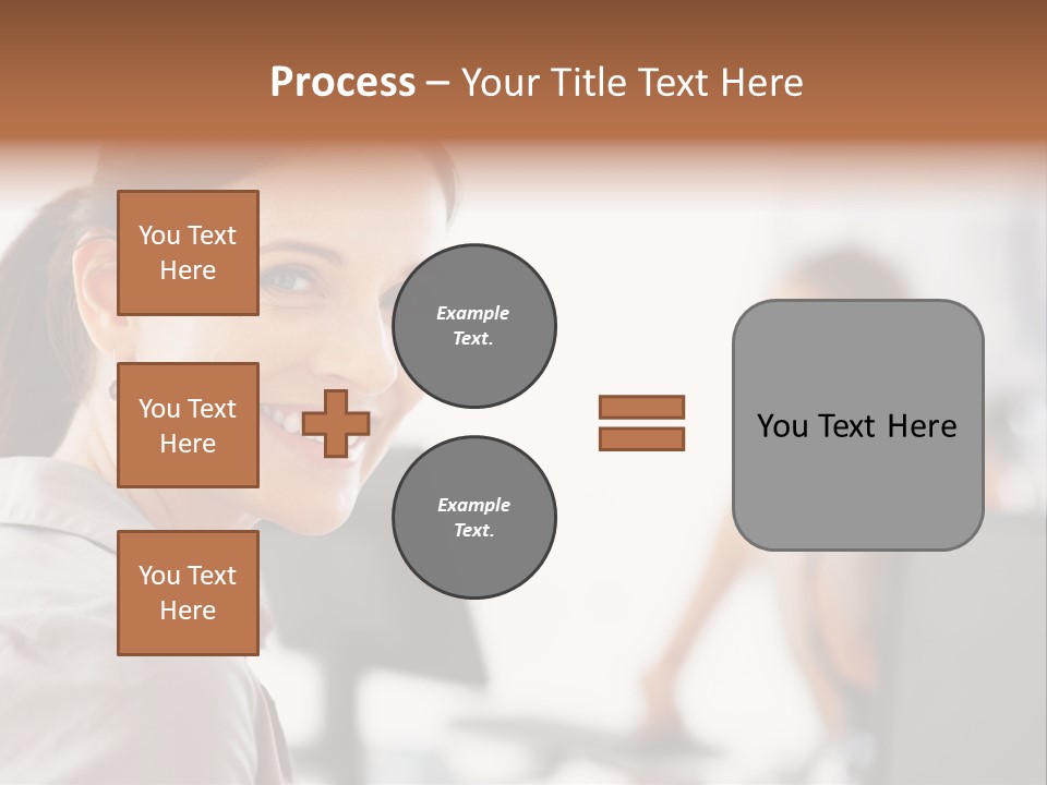 Cute Female Beauty PowerPoint Template