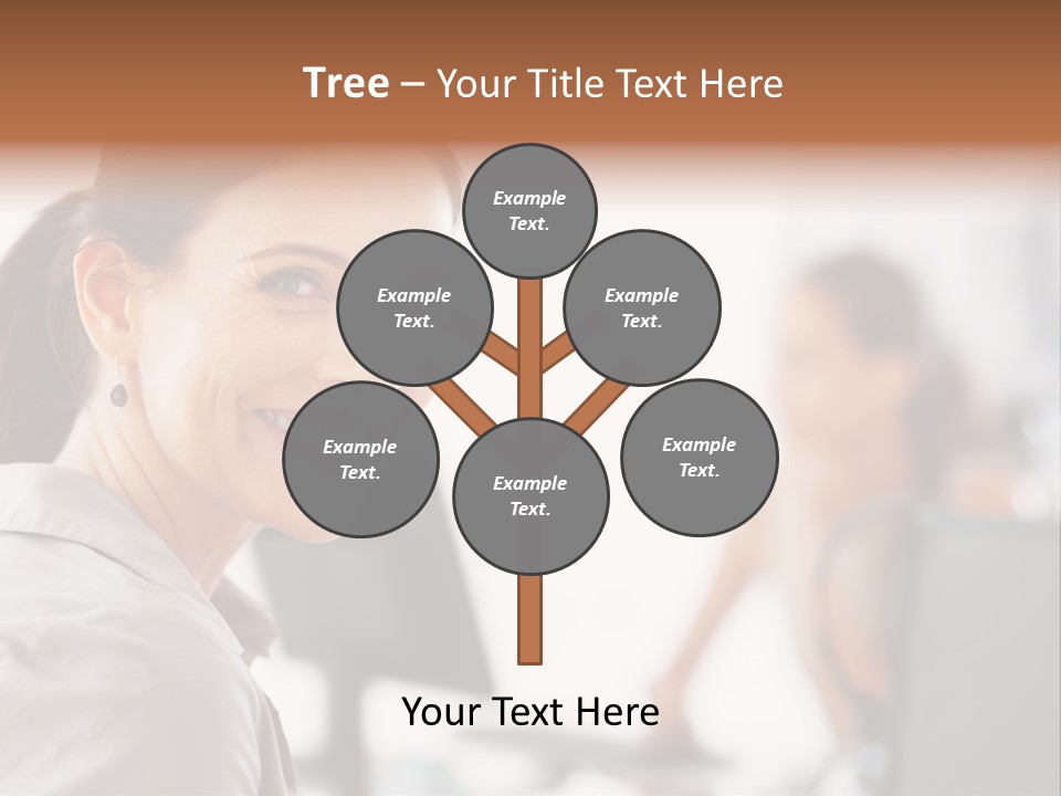 Cute Female Beauty PowerPoint Template