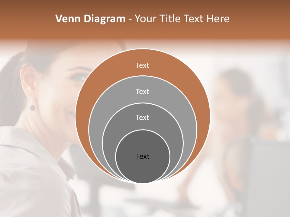 Cute Female Beauty PowerPoint Template