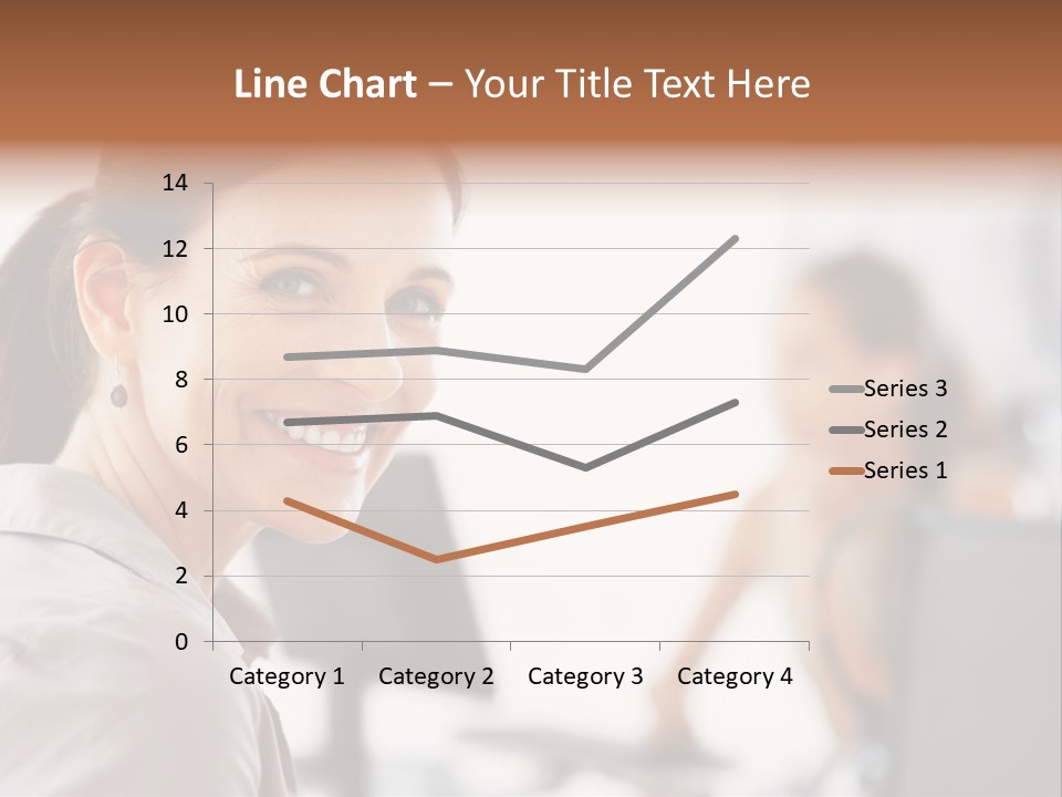Cute Female Beauty PowerPoint Template